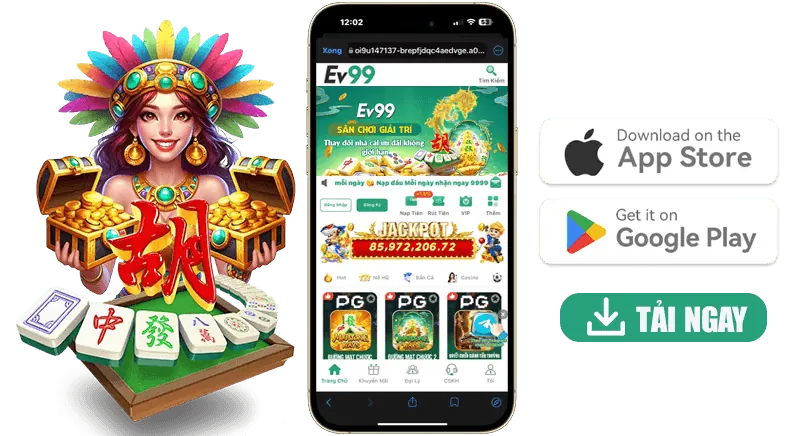 Điện thoại hiển thị ứng dụng 54win